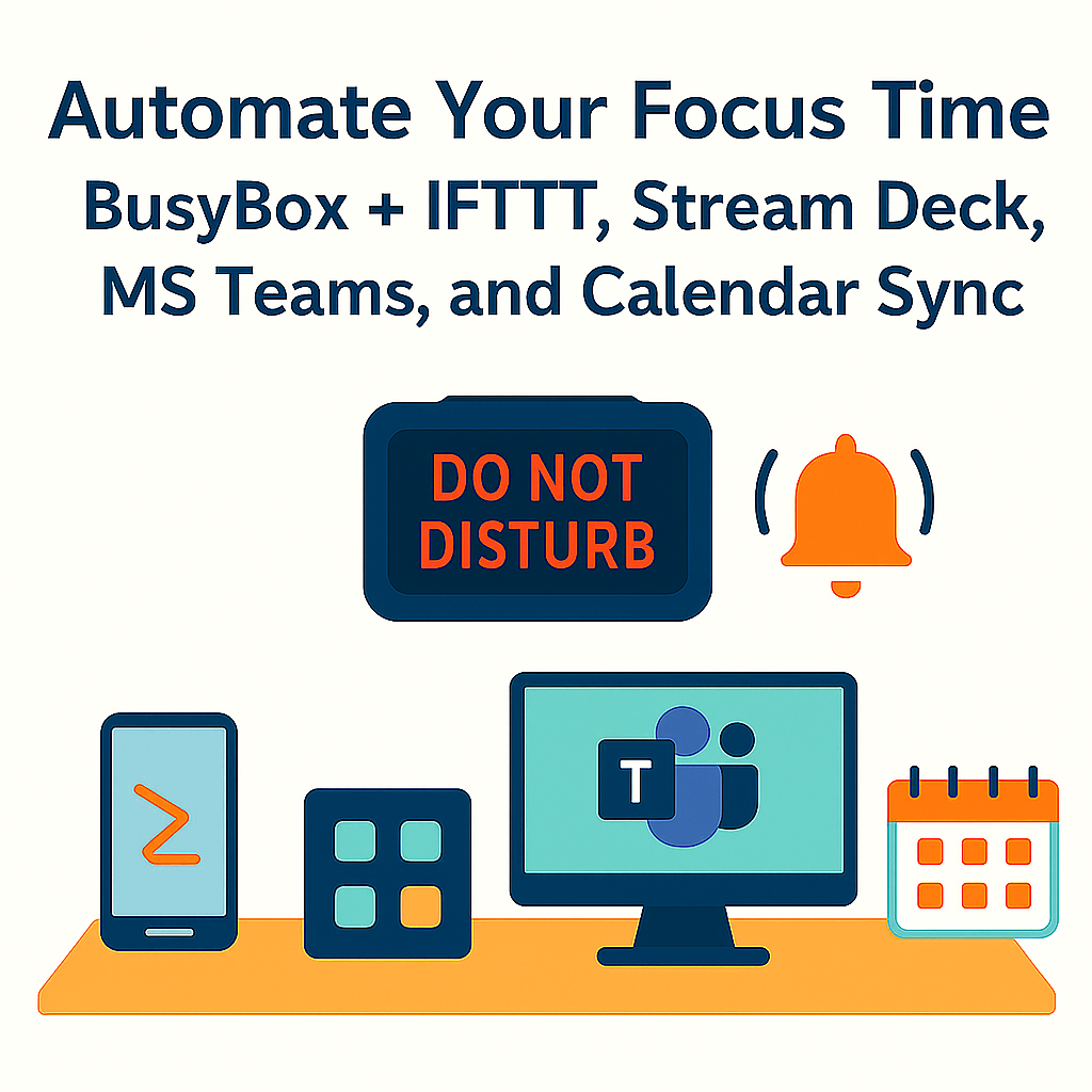 Automate Time-Blocking.  Get There and Stay There With BusyBox