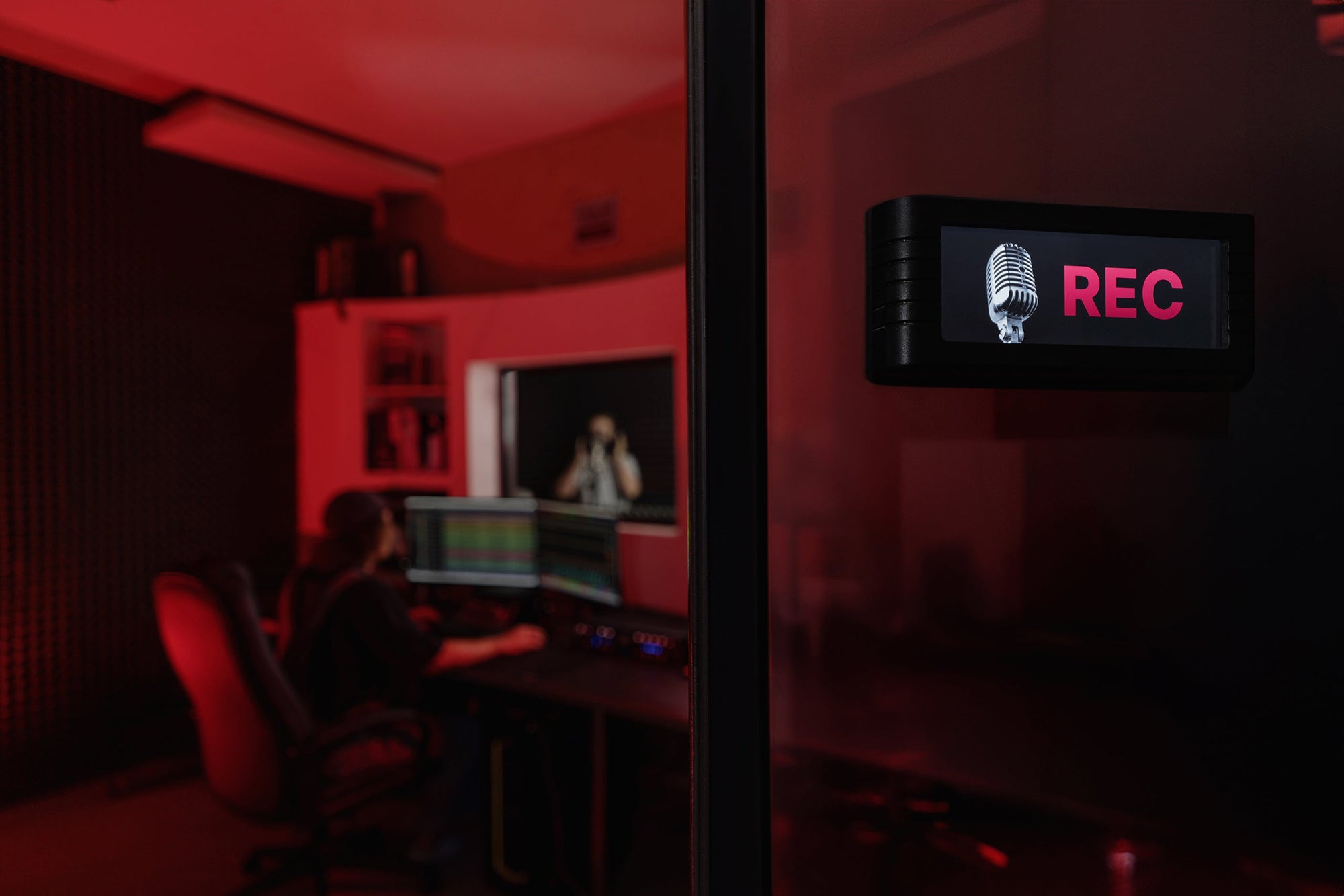 Your Studio Isn’t Complete (Even If It’s Temporary) Without a Status Sign