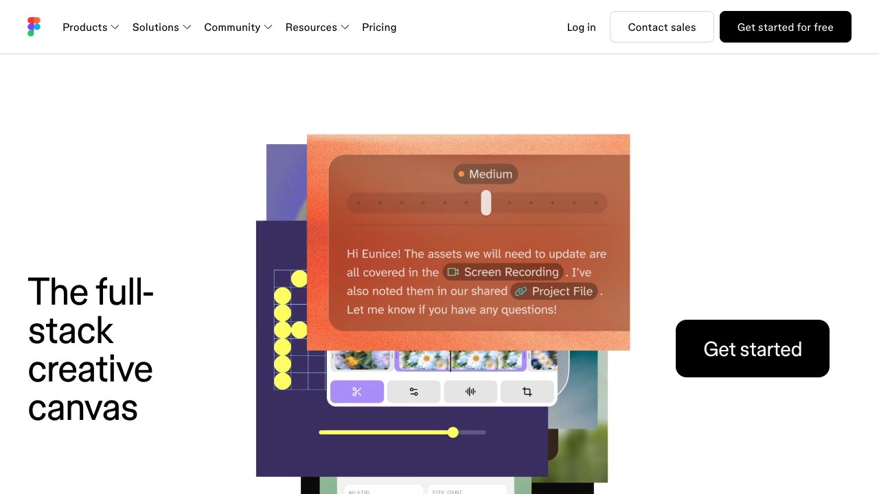 Figma website preview